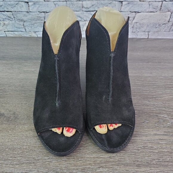 New Frye Courtney Sling Bootie Glove Peep Toe - Picture 9 of 13